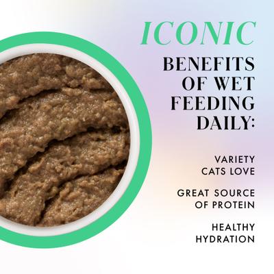 Show full view: Pamper Like Paris Tuna & Salmon Dinner Grain-Free Pate Wet Cat Food, 2.47-oz can, case of 12 slide 4 of 10