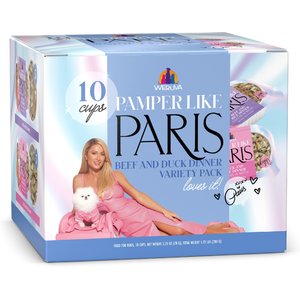 PAMPER LIKE PARIS Variety Pack Non-GMO Chicken Dinner Shredded Wet