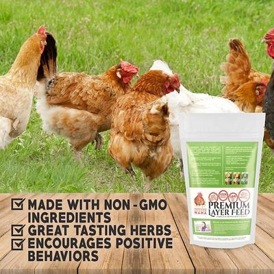 Show full view: Pampered Chicken Mama Layer Feed Chicken Feed, 10-lb bag slide 4 of 8