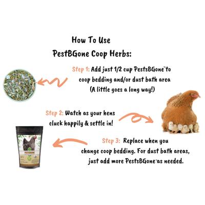 Show full view: Pampered Chicken Mama PestsBGone Poultry Coop Herbs, 20-oz bag slide 7 of 8