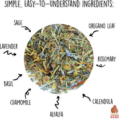 Show full view: Pampered Chicken Mama Scent of Spring Poultry Nesting Box Herbs, 10-oz bag slide 4 of 7