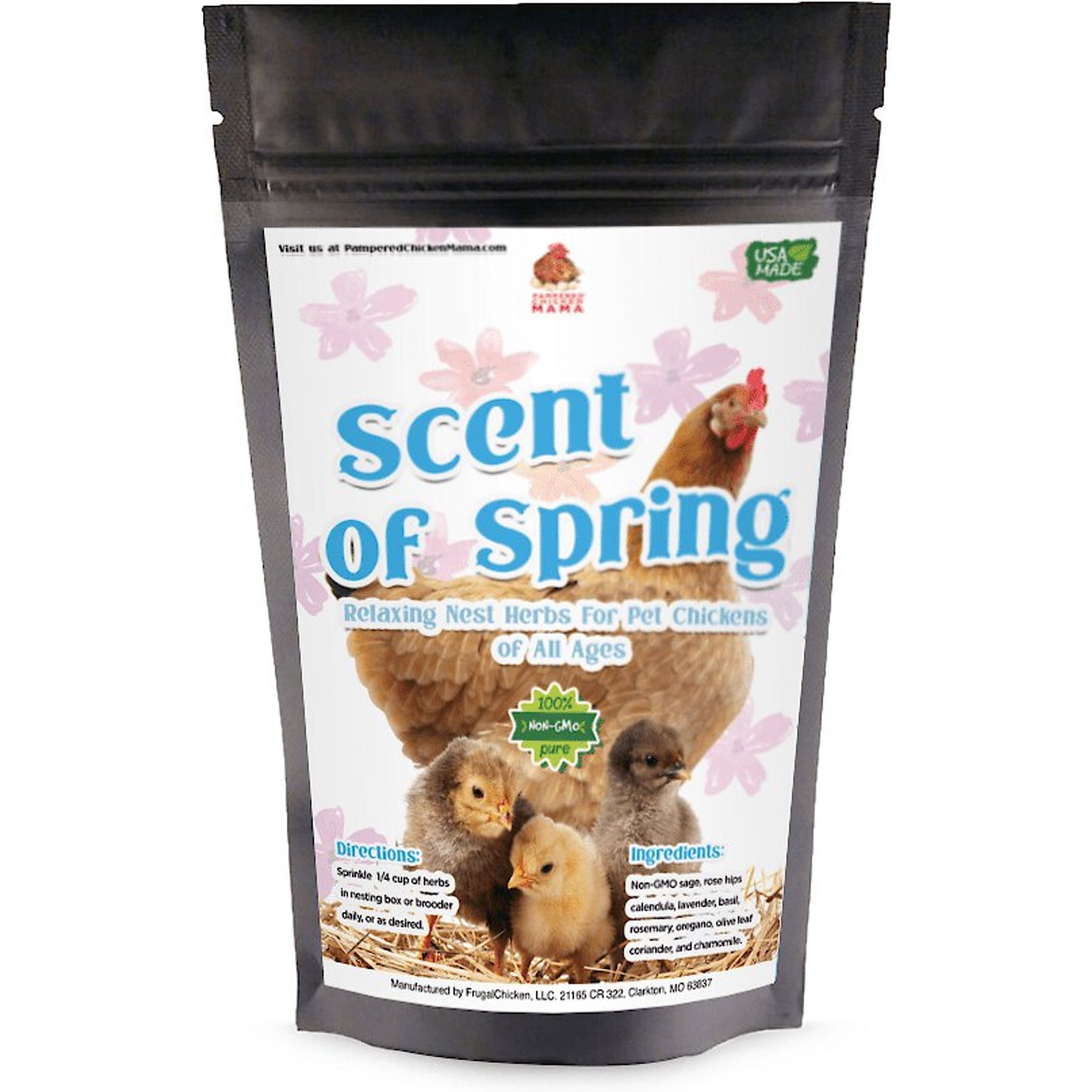 Pampered Chicken Mama Scent of Spring Poultry Nesting Box Herbs, 4-lb bag