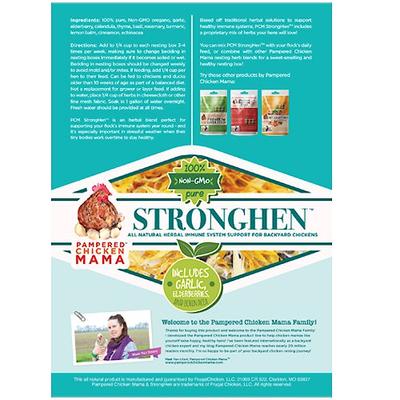 Show full view: Pampered Chicken Mama StrongHen Poultry Nesting Box & Coop Herbs, 10-oz bag slide 7 of 8