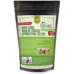 Pampered Chicken Mama Wheatgrass Fodder Seeds Chicken Treats, 3-lb bag