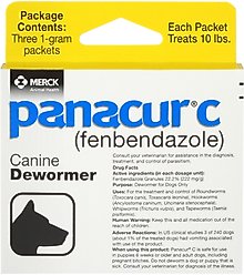 Panacur C Canine Dewormer, 1-g, 3 count