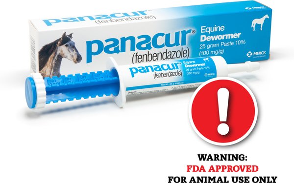 Show full view: Panacur Fenbendazole 10% Paste Horse Dewormer, 25g, 1 count slide 1 of 9