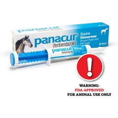 Panacur Fenbendazole 10% Paste Horse Dewormer, 25g, 1 count