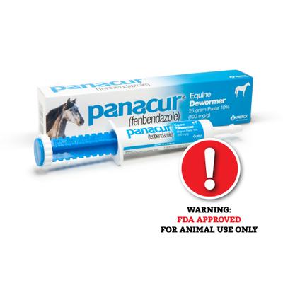 Show full view: Panacur Fenbendazole 10% Paste Horse Dewormer, 25g, 1 count slide 1 of 9