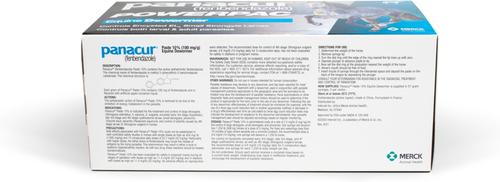Show full view: Panacur Powerpac Fenbendazole 10% Paste Horse Dewormer, 5 count slide 7 of 9