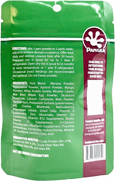Pangea Fruit Mix Gecko Diet Watermelon Food