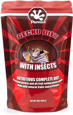 Show full view: Pangea Fruit Mix Gecko Diet with Insects Food, 16-oz bag slide 2 of 4