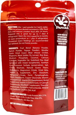 Show full view: Pangea Fruit Mix Gecko Diet with Insects Food, 2-oz bag slide 3 of 7
