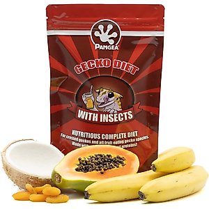 Pangea Fruit Mix Gecko Diet with Insects Food, 8-oz bag