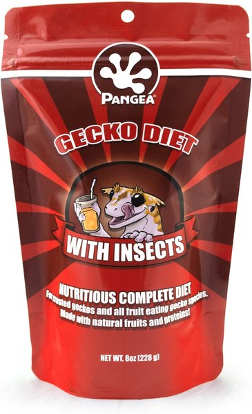 Show full view: Pangea Fruit Mix Gecko Diet with Insects Food, 8-oz bag slide 2 of 7