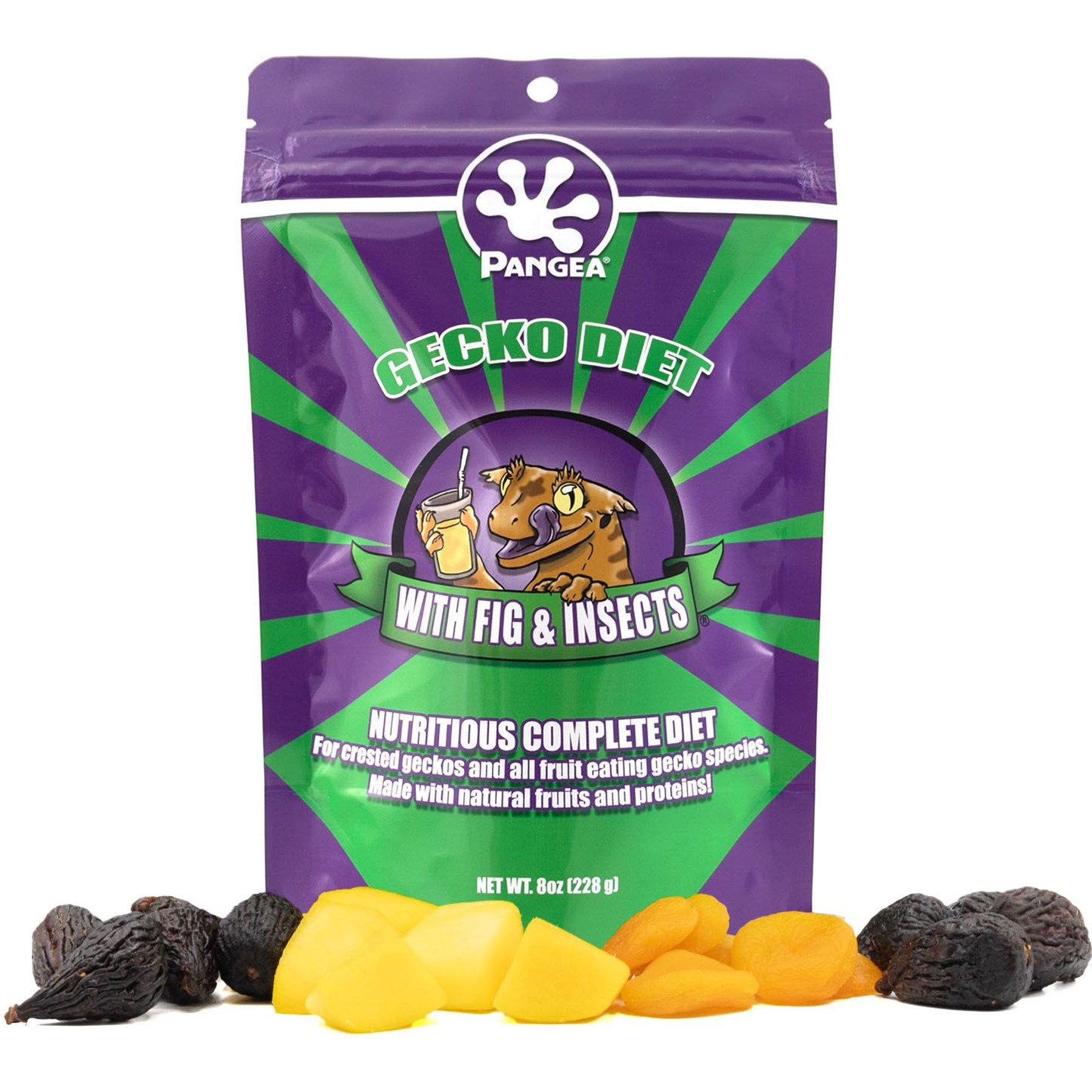 Pangea Gecko Diet with Fig & Insects Gecko Food, 8-oz bag