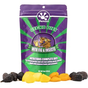 PANGEA Fruit Mix Gecko Diet with Insects Food, 8-oz bag