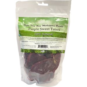 Papa Bow Wow Wholesome Treats Purple Sweet Taters Soft & Chewy Dog Treats, 12-oz bag