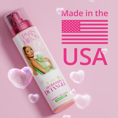 Show full view: Paris Hilton Pet Iconic Pet Deodorize & Detangle Dog Grooming Spray, Bergamot Scent, 10-fl oz bottle slide 6 of 11