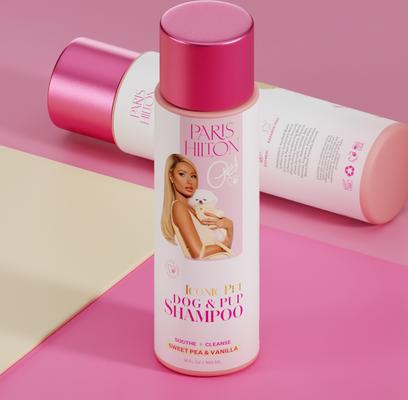 Show full view: Paris Hilton Pet Iconic Pet Dog Shampoo, Sweet Pea & Vanilla Scent, 16-fl oz bottle slide 6 of 11