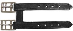 Paris Tack American Leather English Saddle Girth Extender, Black