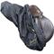 Show in main carousel: Paris Tack Premium Embroidered Nylon All Purpose English Saddle Cover with Fleece Lining, Black slide 2 of 3