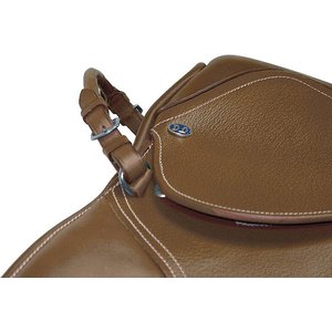 Paris Tack Rolled Horse Saddle Grab Strap, Havana
