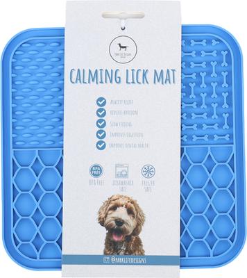Show full view: Park Life Designs Calming Silicone Dog Lick Mat, 2 count, Dark Blue slide 7 of 8