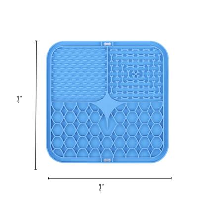 Show full view: Park Life Designs Calming Silicone Dog Lick Mat, 2 count, Dark Blue slide 3 of 8