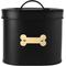 Show in main carousel: Park Life Designs Cheshire Coated Steel Treat Jar, 49-oz, Black slide 1 of 6