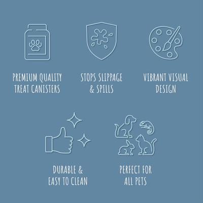 Show full view: Park Life Designs Cheshire Coated Steel Treat Jar, 49-oz, Black slide 6 of 6