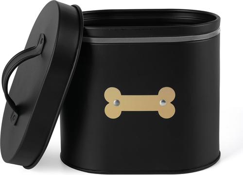 Show full view: Park Life Designs Cheshire Coated Steel Treat Jar, 49-oz, Black slide 2 of 6
