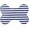 Show in main carousel: Park Life Designs Hampton Striped Design Cotton Dog Placemat, Navy slide 1 of 6