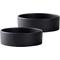 Show in main carousel: Park Life Designs Hugo Ceramic Dog & Cat Bowl, 2 count, Black, 8-cup slide 1 of 3