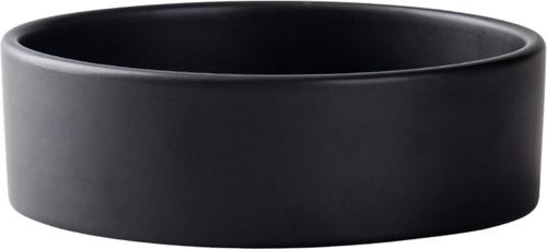 Show full view: Park Life Designs Hugo Ceramic Dog & Cat Bowl, 2 count, Black, 8-cup slide 2 of 3