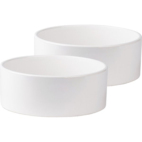 Park Life Designs Hugo Ceramic Dog & Cat Bowl, 2 count