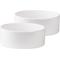 Show in main carousel: Park Life Designs Hugo Ceramic Dog & Cat Bowl, 2 count, White, 8-cup slide 1 of 3