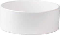 Park Life Designs Hugo Ceramic Dog & Cat Bowl, 2 count, White, 8-cup slide 2 of 3