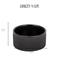 Show in main carousel: Park Life Designs Jardin Ceramic Ribbed Effect Dog Bowls, 2 count, Black, 4-cup slide 5 of 7