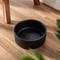 Show in main carousel: Park Life Designs Jardin Ceramic Ribbed Effect Dog Bowls, 2 count, Black, 4-cup slide 2 of 7