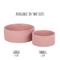 Show in main carousel: Park Life Designs Jardin Ceramic Ribbed Effect Dog Bowls, 2 count, Pink, 2-cup slide 7 of 8