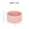 Show in main carousel: Park Life Designs Jardin Ceramic Ribbed Effect Dog Bowls, 2 count, Pink, 2-cup slide 6 of 8