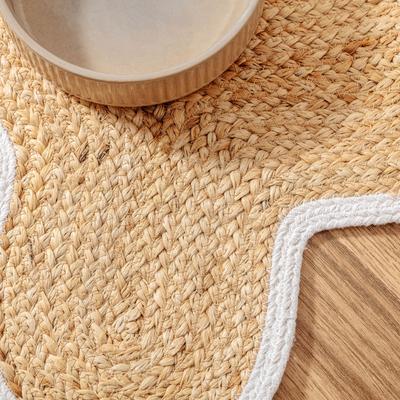 Show full view: Park Life Designs Loxely Jute Dog Food Mat, Tan slide 4 of 5