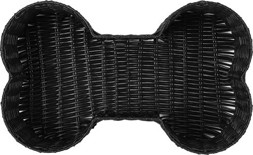 Show full view: Park Life Designs Loxley Dog Toy Storage Basket, Black, Large: 24 x 15 x 9-in slide 2 of 5