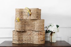 Park Life Designs Loxley Dog Toy Storage Basket, Tan, Large: 24 x 15 x 9-in slide 2 of 4