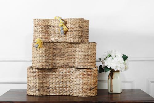 Show full view: Park Life Designs Loxley Dog Toy Storage Basket, Tan, Large: 24 x 15 x 9-in slide 3 of 5