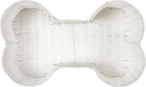 Show full view: Park Life Designs Loxley Dog Toy Storage Basket, White, Small: 17.5 x 11 x 7.5-in slide 3 of 5