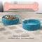 Show in main carousel: Park Life Designs Manor Ceramic Dog & Cat Bowl, Azure, 2 count, 8-cup slide 4 of 8
