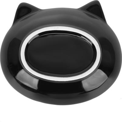 Show full view: Park Life Designs Milo Ceramic Cat Bowls, 0.5-cup, 4 count, Black slide 4 of 5