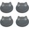 Show in main carousel: Park Life Designs Milo Ceramic Cat Bowls, 0.5-cup, 4 count, Gray slide 1 of 6