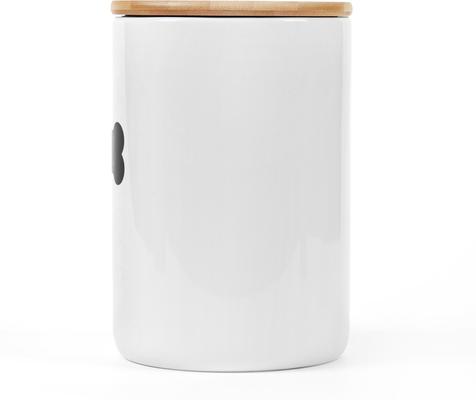 Show full view: Park Life Designs Oakwell Ceramic Dog Treat Jar, White slide 7 of 7